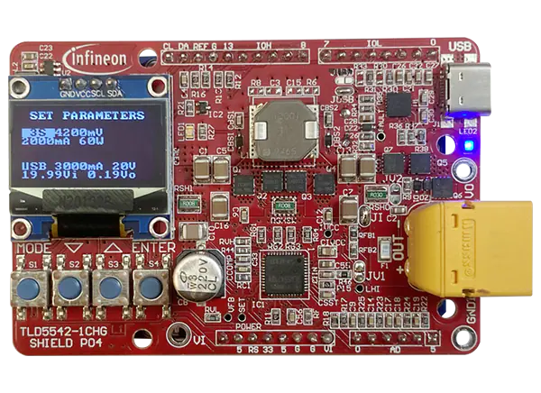 Infineon Technologies TLD5542-1CHG_SHIELD评估板(TLD55421CHGSHIELDTOBO1)